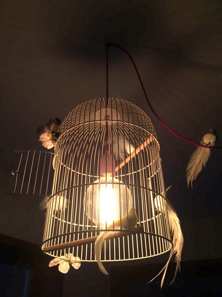 van een vogelkooi een originele lamp